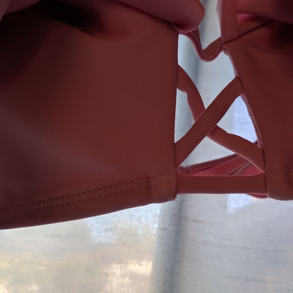 Pink 2 piece bathing suit - Picture 3 of 5